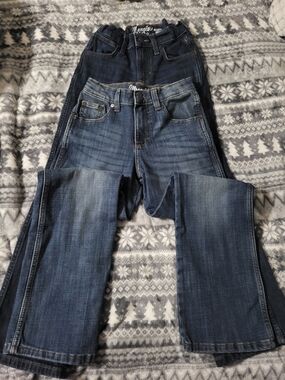 Wrangler Retro Boys Size 10 Slim Adjustable Waist Jeans Lot